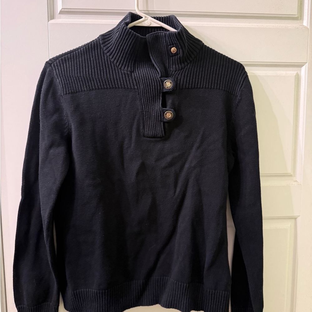 Ralph Lauren Women’s Black Turtleneck Sweater‎ 100% Cotton Size Large